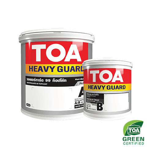 วอเตอร์การ์ด 99 ท็อปโค้ท สีทับหน้าอีพ็อกซี่ สูตรน้ำ 1 20231026 toa toa waterguard topcoat